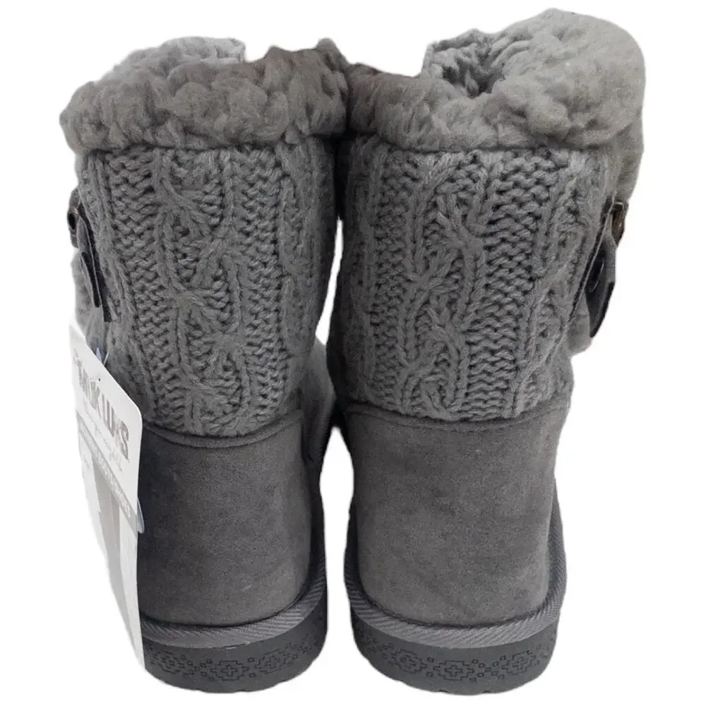 Muk Luks Cinder Alexa Ankle Boots Gray Women's size 7